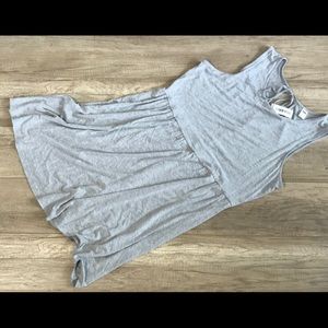 Old Navy Grey Cotton Dress